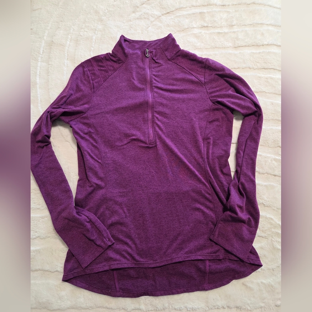 Bontrager Vella Women's Long Sleeve Thermal Cycling Jersey Purple Fitted Size L